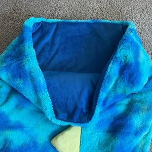 Dinosaur tail sleeping bag